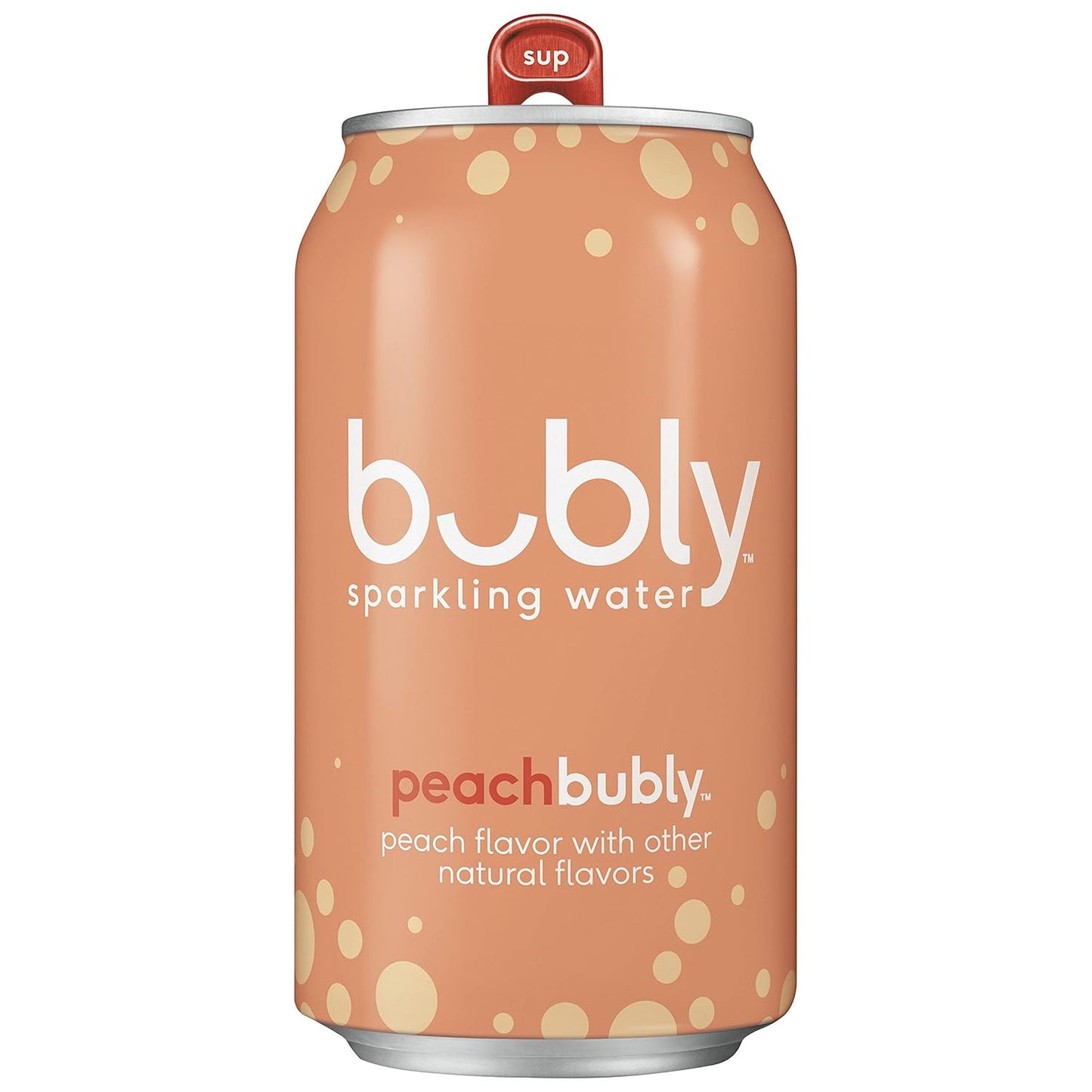 Bubly Sparkling Water, Peach, 12 Fl Oz (Pack of 12)